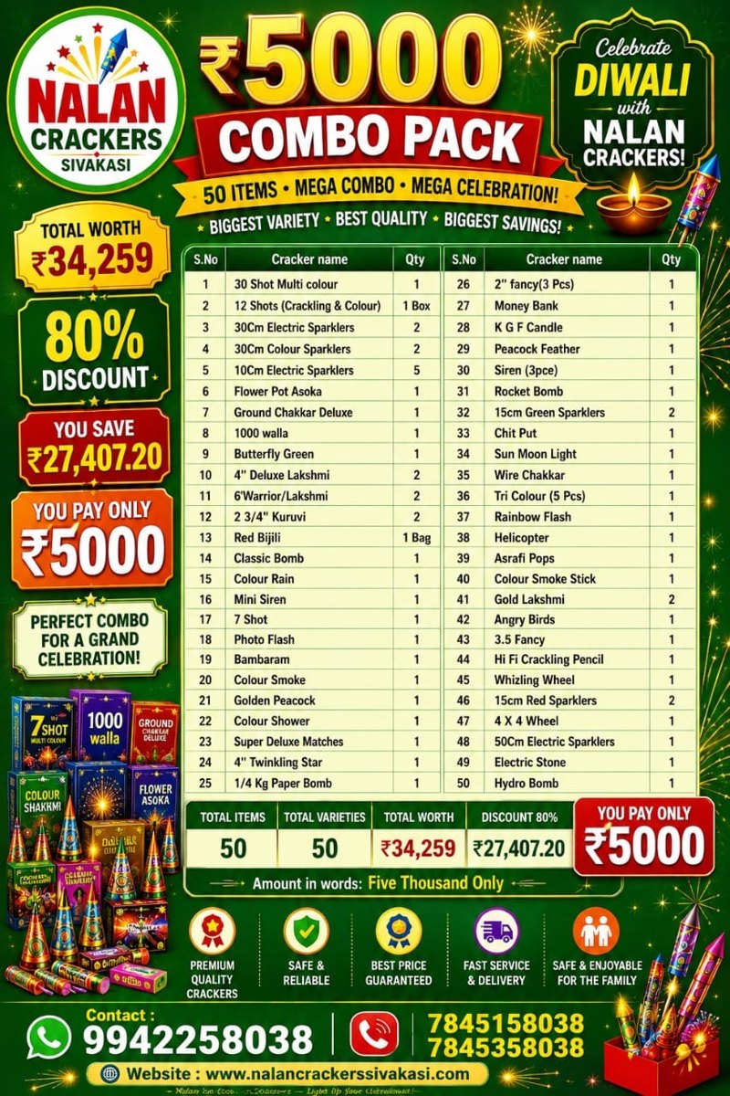 5000 Wala Garland